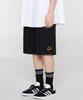 GRAVER [Unisex] Small Drawing Smile Bermuda Training Shorts_Black