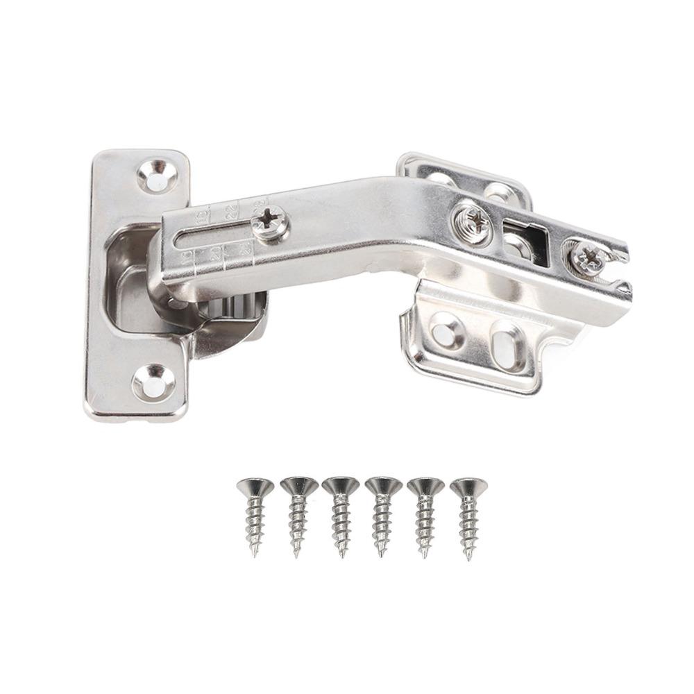 2PCS Full Overlay Corner Cabinet Hinge Concealed Hardware Lazy Susan Hinges  Kitchen Cabinet