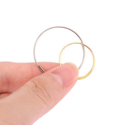 100Pcs 11Mm 12Mm 13Mm 15Mm 20Mm 30Mm Round Stainless Steel Ring For Chandelier  Bead Pendant Part Light Curtain Connector