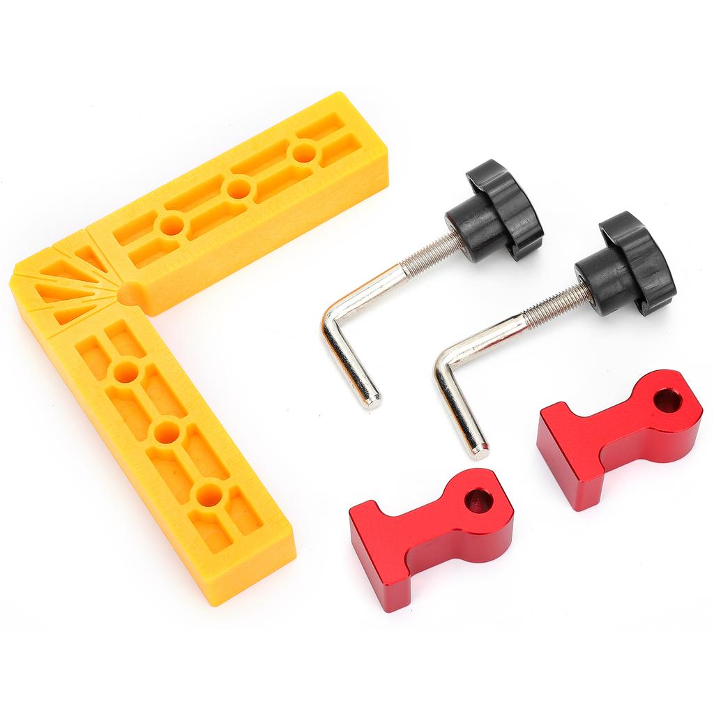 Right Angle Positioning Clip 90 Degrees Fixing Ruler L Shape Woodworking Splicing Clamping Squares