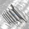 A5YD 6Pcs High Speed Steel Center Drill Bits Set Countersink Drill Bit Adapter for Lathe Metalworking Size 1/1.5/2/2.5/3/5mm