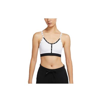 Logo Strap Low Impact Support Tank Top Women Tops White DD1354-100