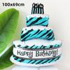 Colorful Large Birthday Cake Foil Balloon for Kids' Party Decoration and Photo Props