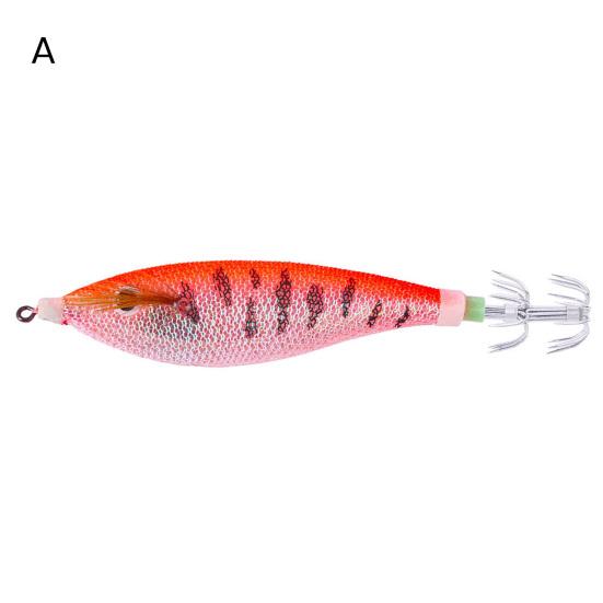 11CM/13G Luminous Fishing Lure Sharp Squid Hook Glow In The Dark Realistic Colorful