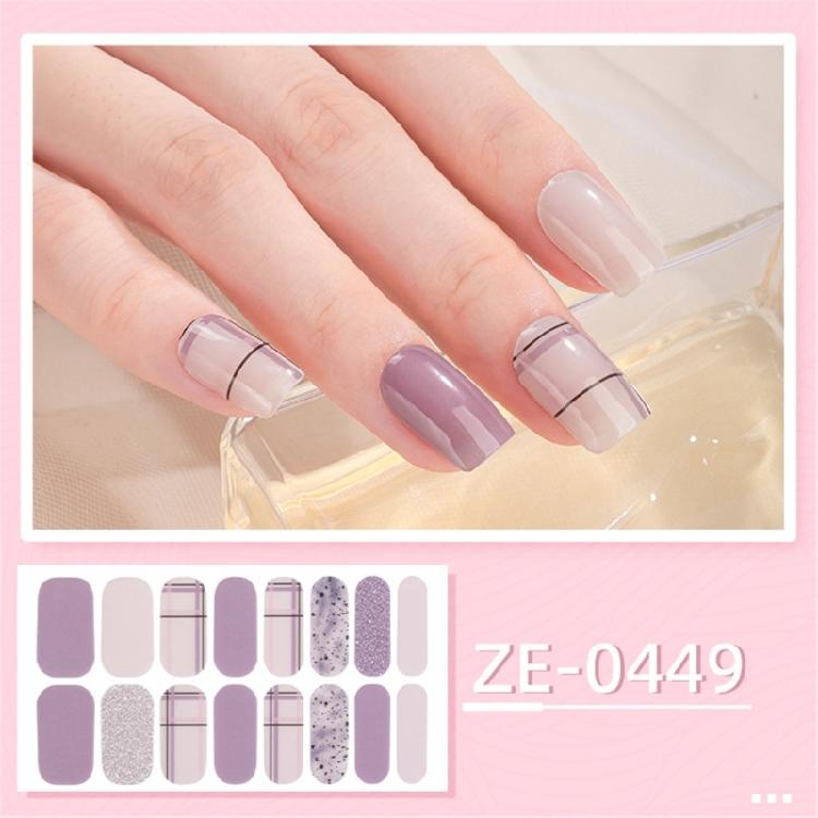 Nail Polish Sticker Nail Strips Nail Polish Art Stickers Wraps Sticker Nails