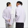 adidas Originals Trefoil Großes Logo Fleece Dicke Freizeitjacke Unisex Jacken Lila HR3488