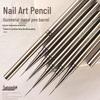 5-Piece Extra Fine Japanese Nail Art Pen Set for Detailing and Face Painting
