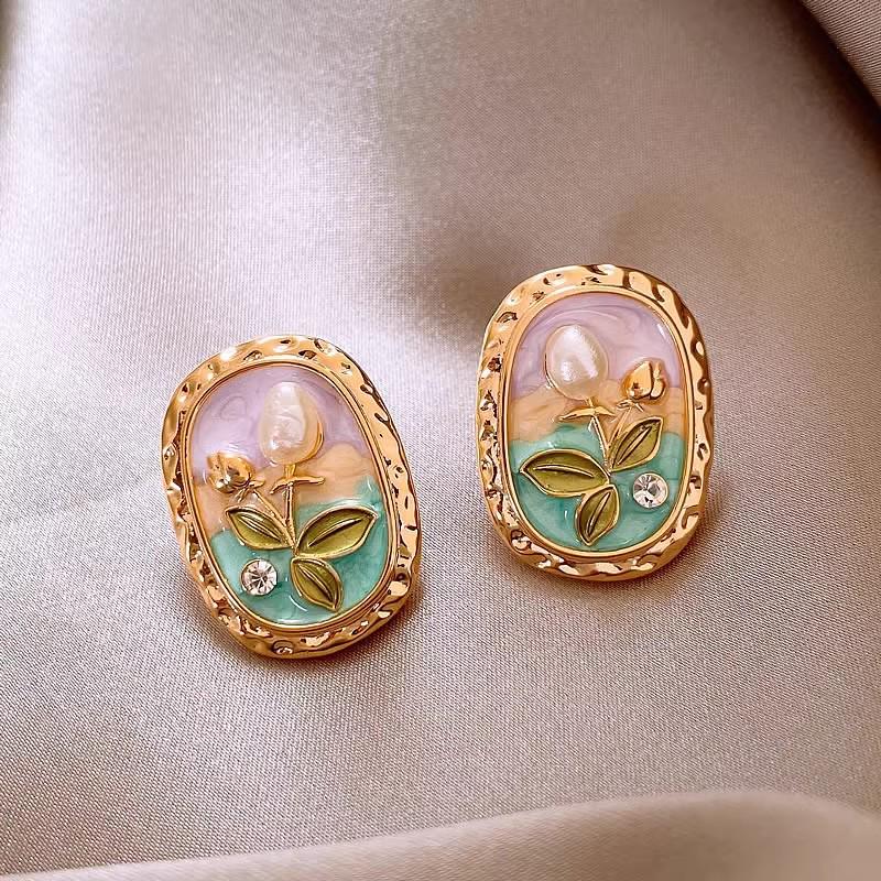 

Элегантные китайские ретро-серьги 2024 года: Роскошный винтажный стиль для женщин