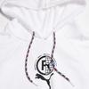 Puma Printed Knit Drawstring Hooded Long Sleeve Cropped Sweatshirt Women Sweatshirt White 531352-02