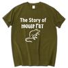 Parks And Recreation Maus Rat Lizenzierte Herren T-Shirts Baumwolle Oberteile Marke Sommer T-Shirts