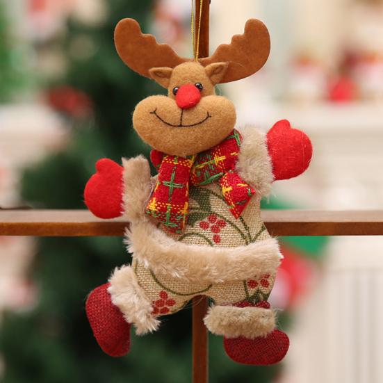 Xmas Tree Decoration Cute Bear Ornament Christmas Ornaments Lightweight Hanging Bear Decoration Tree Pendant Decoration for Home