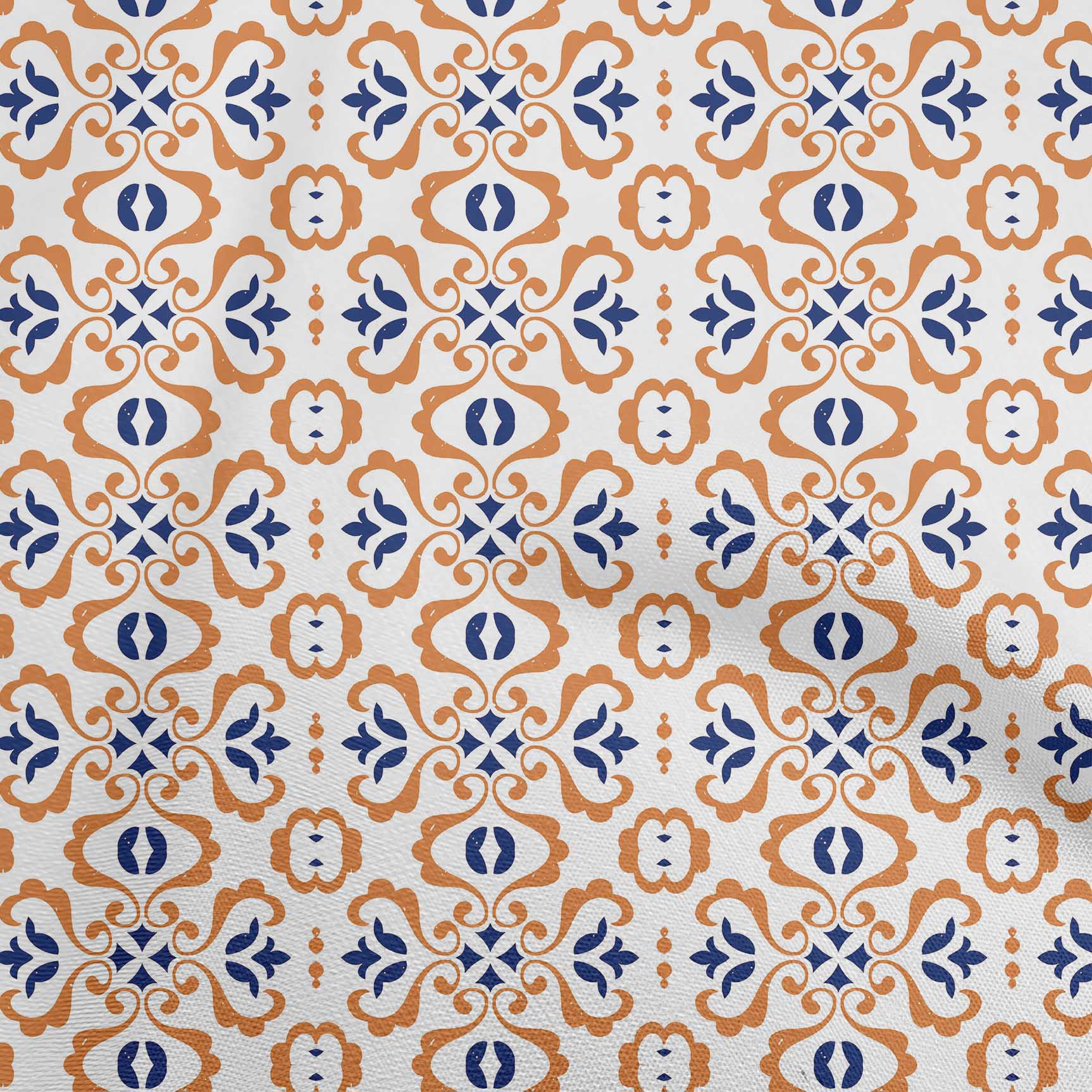 

OneOone Cotton Flex Темно-жовта тканина Мозаїка Квілтинг Тканина для шиття з принтом у дворі 40 дюймів 42 Inch Wide - Viscose Chiffon помаранчевий