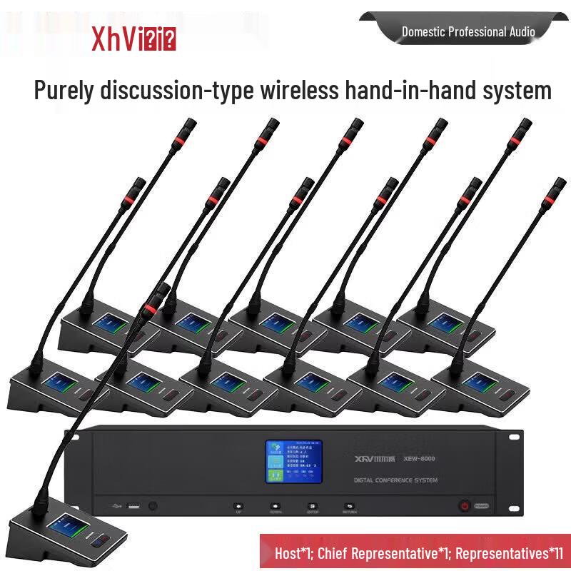 XEW-8000 Series Professional Digital Wireless Conference Microphone System (CN Version)