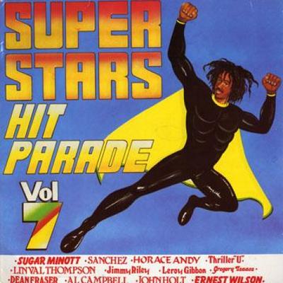 Disque LP VARIOUS - Superstars Hit Parade Volume 7 LALAP39 Live & Love 1988 UK Reggae, Ska & Dub