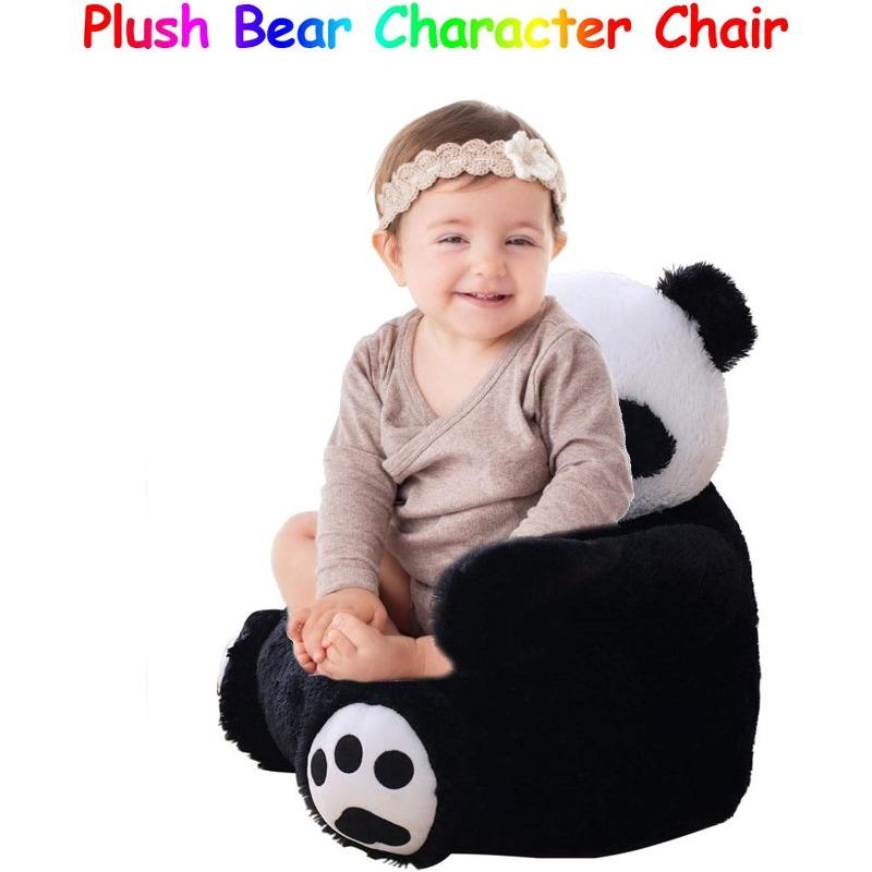 Animal Children's Plush Chair Kawaii Kids Sofa Couch Teddy Bear Unicorn Toddler Sofa Comfy Pillow Chair for Boys Girls Furniture