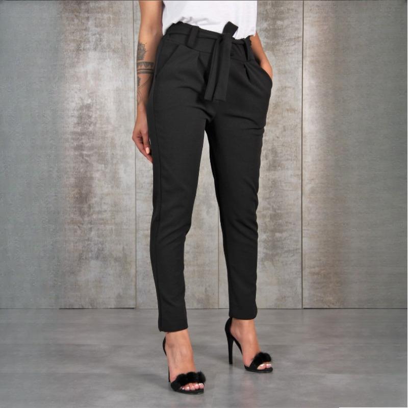 

Женские модные повседневные однотонные брюки и капри с принтом S