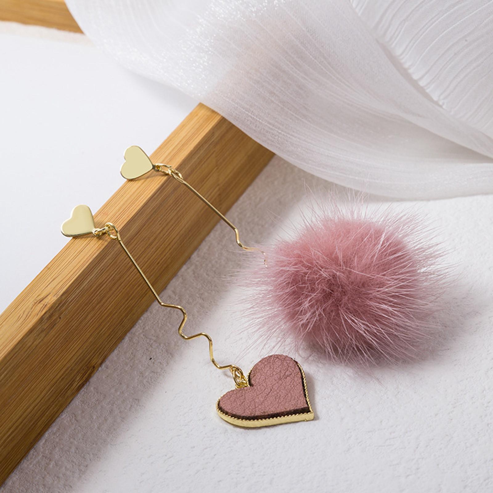 

Изысканные и компактные гальванизированные мягкие серьги со стразами в форме сердца