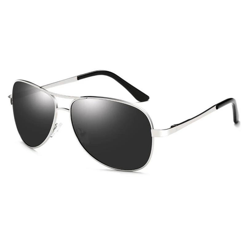 Ovale Sonnenbrille mit Stärke Herren Polarisiert Minusgläser Fliegerbrille Männlich 0 -0.5 -0.75 -1.0 -1.25 Bis -6.0