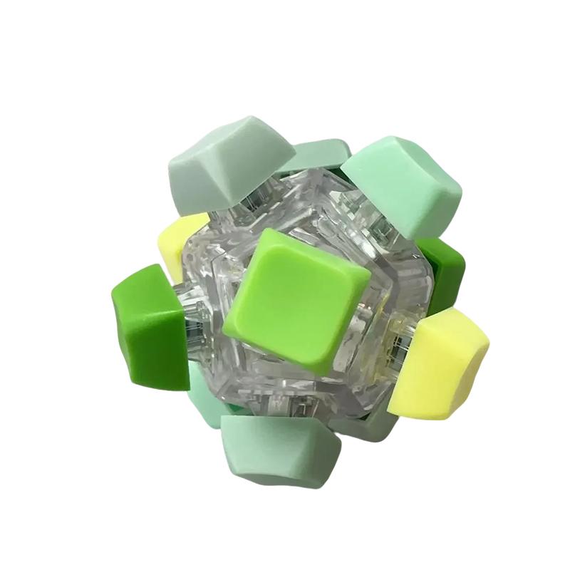

12 Sides Keyboard Clicker Decompression Toys Button Keycap Stress Relief Sensory Toys Keyboard Fidget Toys For Adults And Kids (As shown-26695)-