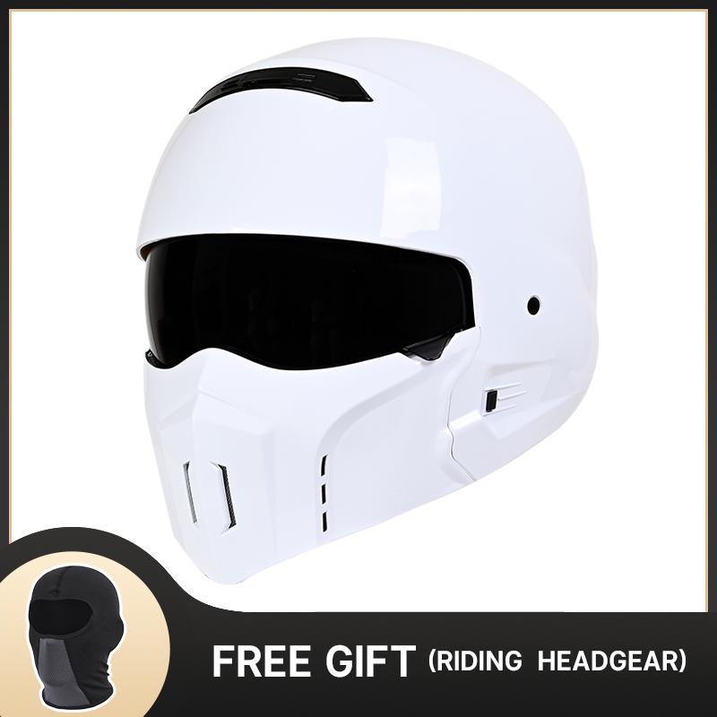 2026 New Arrival DOT Approved Full Face Helmet Scorpion Motorcycle Helmets Built-in Lens Four Seasons