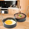 6pcs Nonstick Omelette Mold Stainless Steel Pancake Mold Household Egg Mold  Breakfast