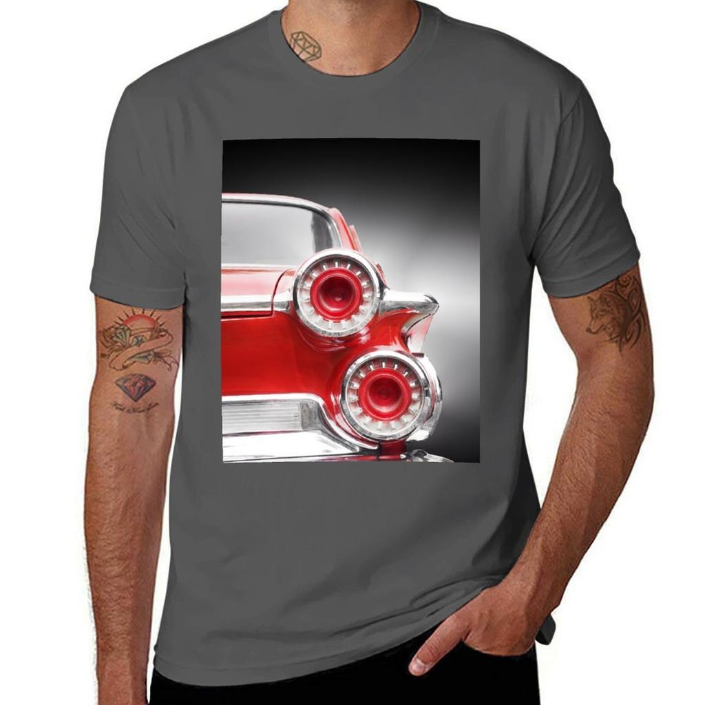 American Classic Car 1962 Vehicle Rear Abstract TShirt Sun Protective Outdoor Tee Top