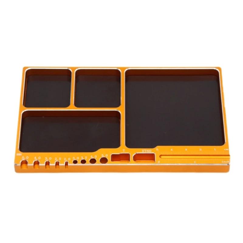 Magnetic Screw Tray Storage Container Ring Electronic Parts Screw Beads Organizer Tray for Boat Airplane Model HSP RC Model Car