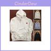 Womens Comme Mens Des Garcons Play Little Red Heart Cdg Hoodies Tops Pullover Uk