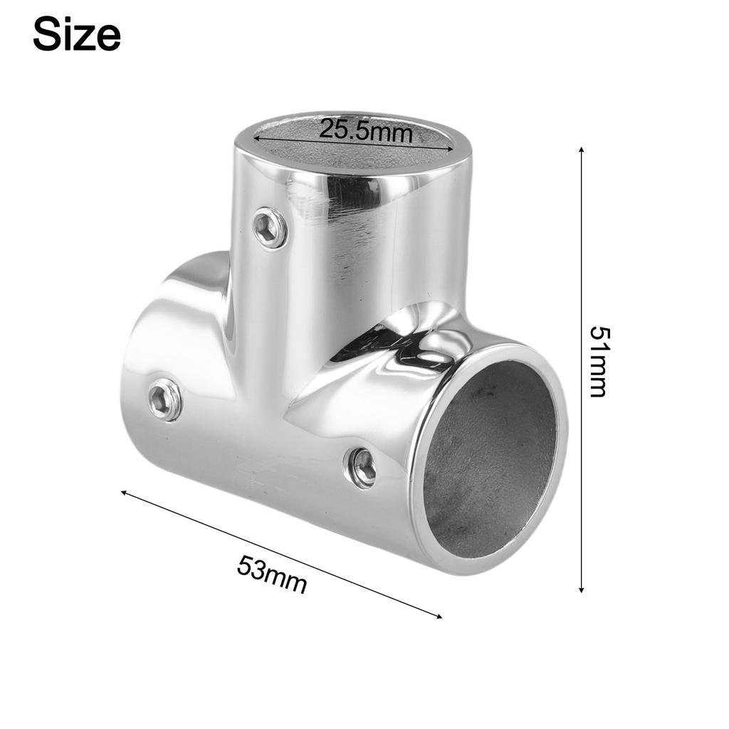 316 Stainless Steel Three Way Tee Connector for Shipbuilding and Marine Use