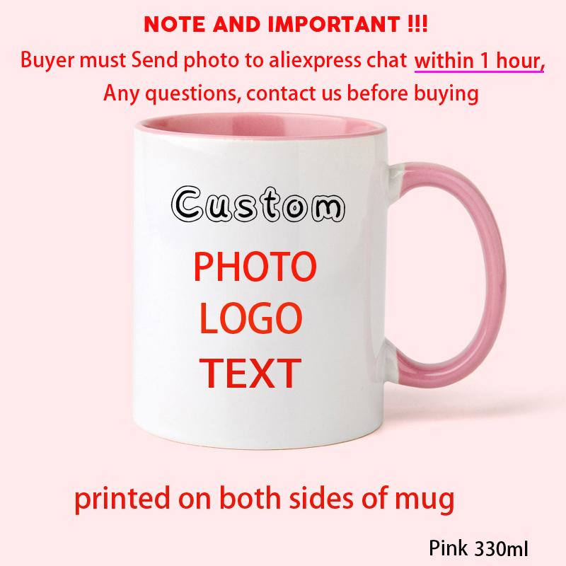 Personalized Photo Mug, Customize Family, Kids,Lovers,Logo, Text, Dog, Cat ,photos Mugs, Tea Milk Cup, Mother's Day Gift