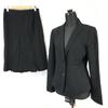 Talbots Two-Piece Suit Women's M Black Made in Japan Skirt Jacket Set(USED)