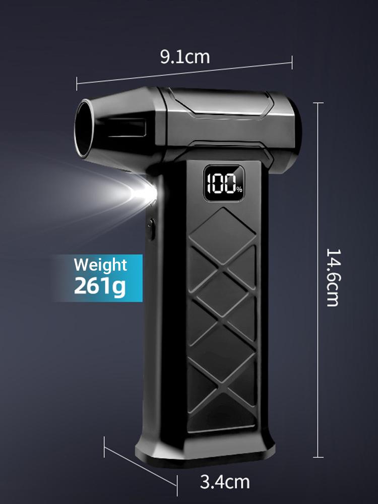 Super Power Violent Fan 800000RPM Powerful Air Blower Dust Cleaner Type-C Charging Strong Winds 55m/s Brushless Turbo Jet Blower