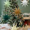 5pcs Multicolored Paper Star Decorations for Christmas, Suitable for Festive Hanging Ornaments, Store Celebration Decorations