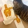 Woman Socks Kawaii Cartoon Cute 3D Dog Cat Paw Pattern Female Home Floor Sleeping Animal Crew Cotton Sock For Cats Lovers