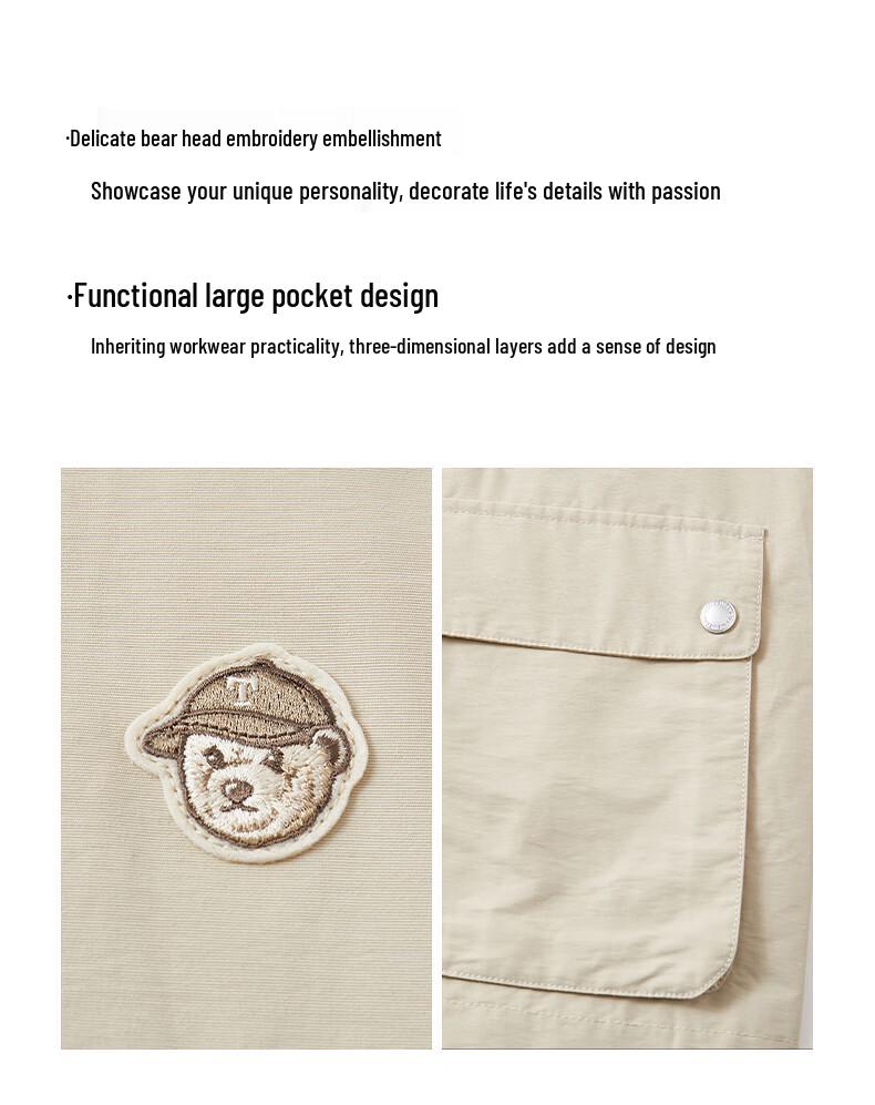 Teenie Weenie Men's Trendy Lapel Workwear Jacket