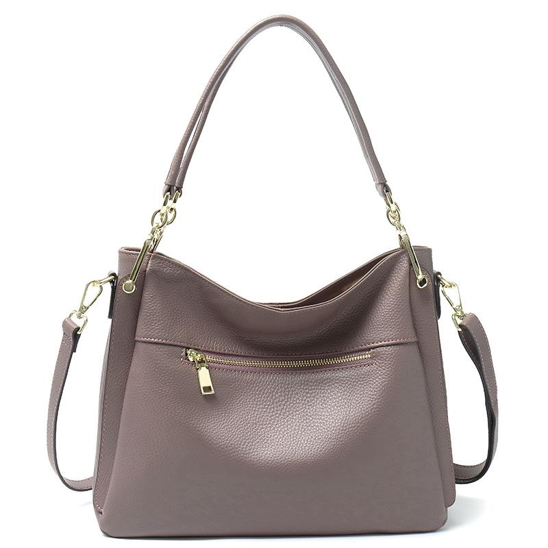 

Сумка из коровьей кожи со слоем головы, новая модная большая сумка большой емкости, женская сумка из натуральной кожи, сумка через плечо на одно плечо