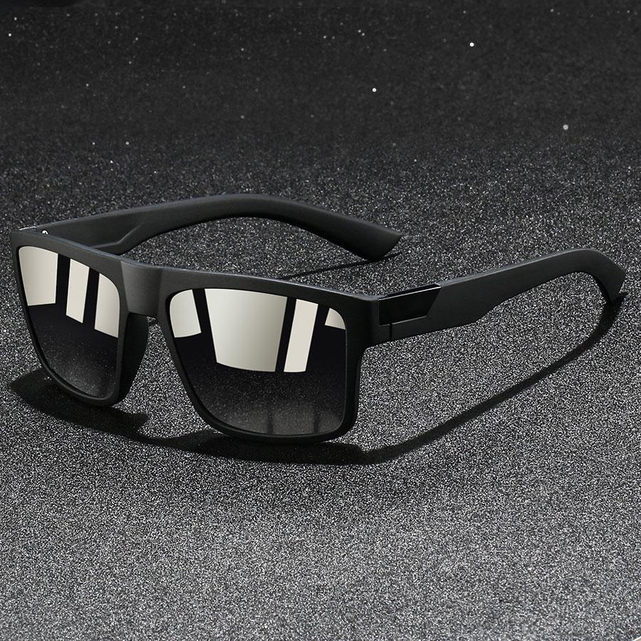 Mote Vintage Firkantet Unisex Kjøre Fiske Solbriller Menn Kvinner Luksusmerke Designer Solbriller Antirefleks Briller UV400