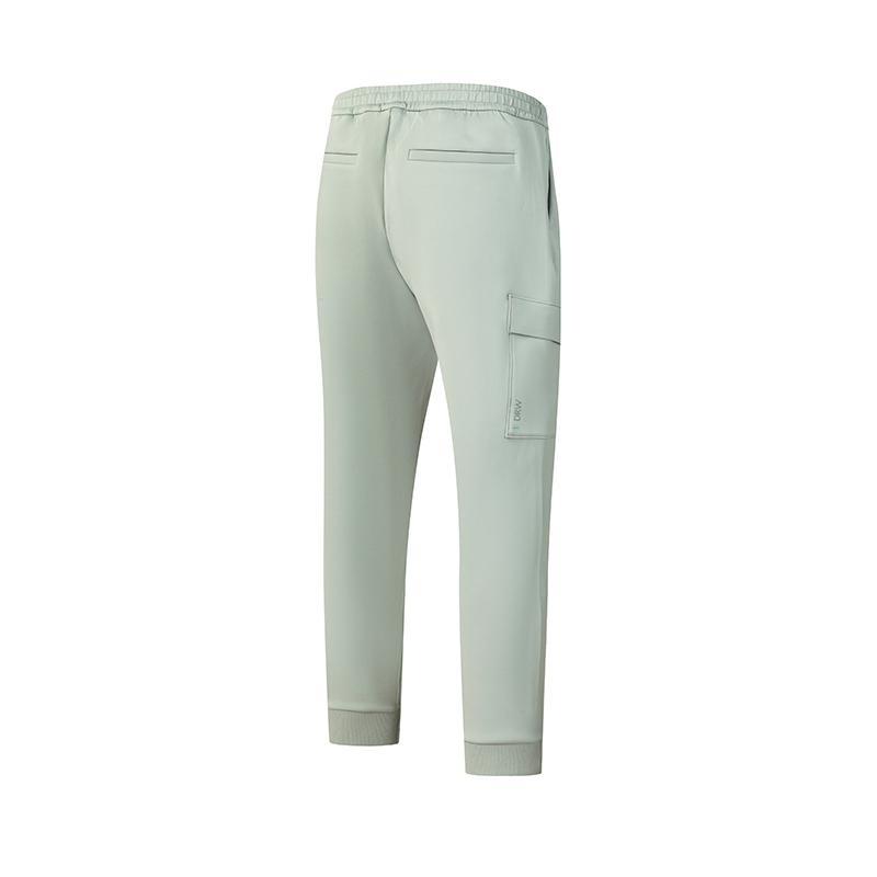 FILA Golf Series Fashion Simple Casual Versatile Comfortable Workwear Style Knitted Sports Pants Men bottoms Slate-Dark-Gray A11M615605FGY