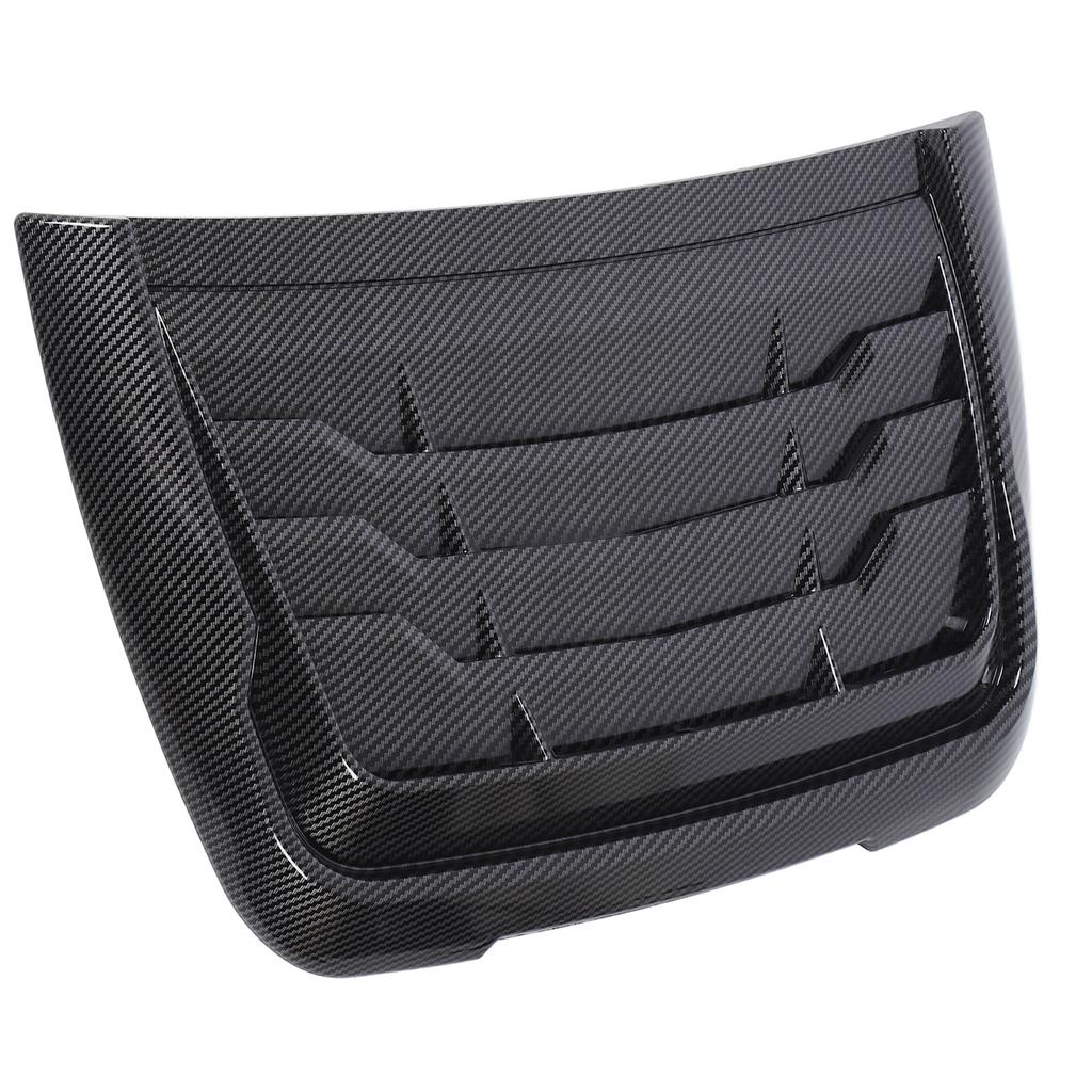 Hood Air Intake Vent Scoop Cover Excellent Heat Dissipation Sporty Look Bonnet Air Vent Cover for Ranger XLT XLS XL 2015 To 2022 Carbon Fiber Style