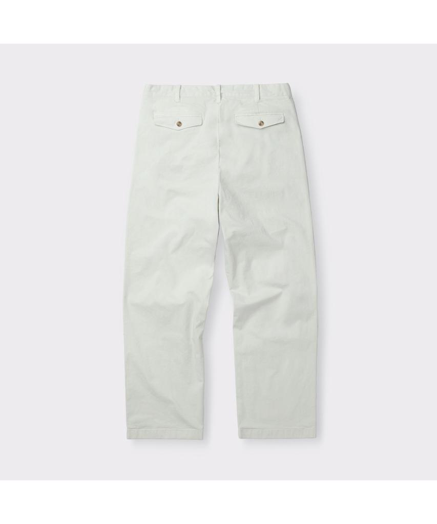 Henlikoteun [British Sporting Club] Garment Dyeing One-Tuck Chino Pants Abpam26701Ivx