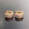 Cao Shi Punk Hip-Hop Zircon Earrings for Men and Women