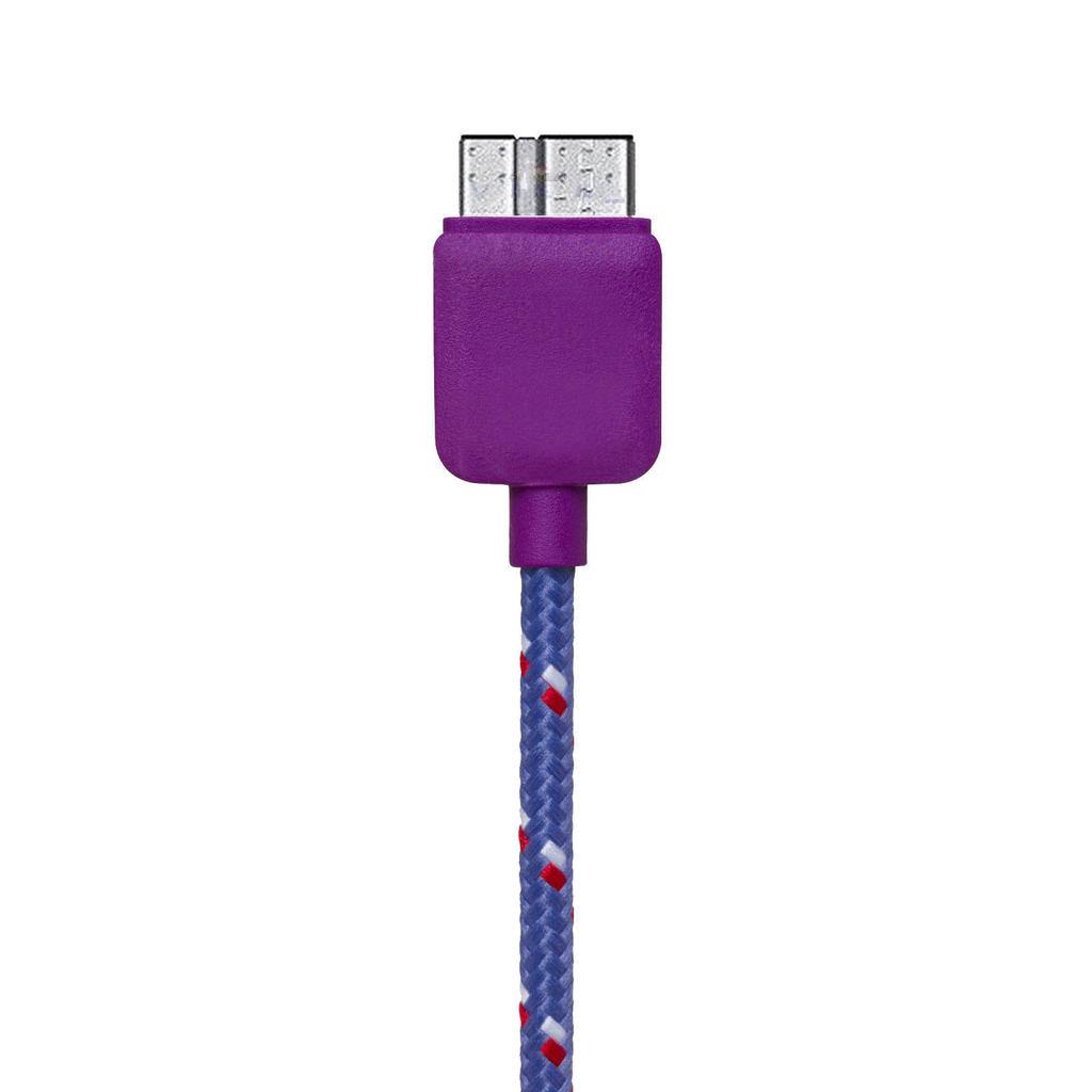 Nylon Braided Charging Cable For Smartphones With Fast Data Transfer For Travel And Daily Use