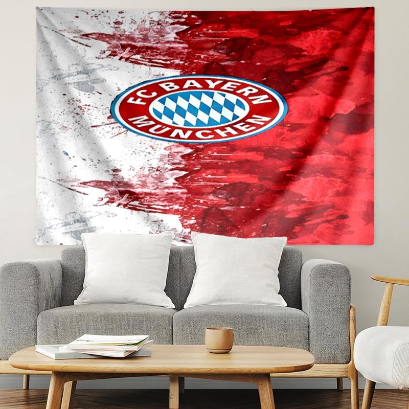 Football team City FC Print Tapestry, Lightweight Wall Hanging, for Bedroom, Dorm, Living Room, Home Art Decor - Birthday Christmas Gift for Friends