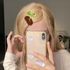 Cute Flat Clip Hairpin Crocheted Sprout Flower Headwear Bunches Clip Elegant Knit Hair Clip Photo Props