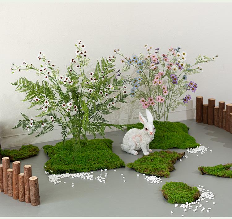 Monet Garden Artificial Floral Window Display and Landscaping Decorations