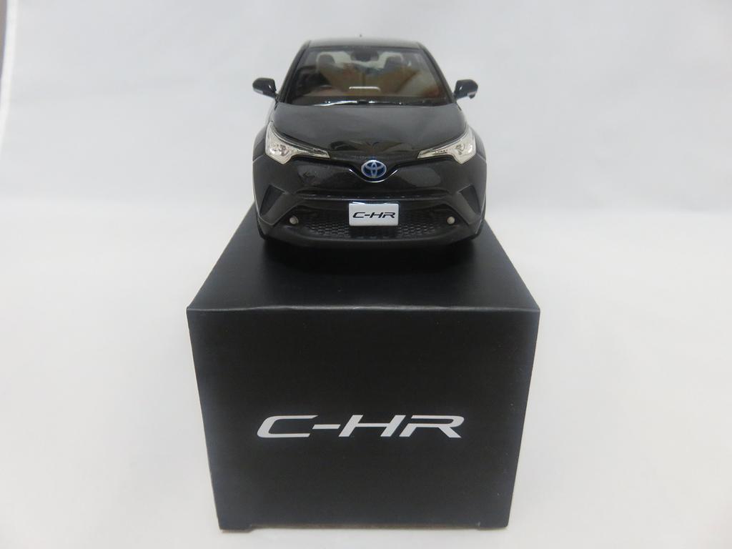 Toyota Official Diecast Car Color Sample Black Mica 209 1/30 C-HR