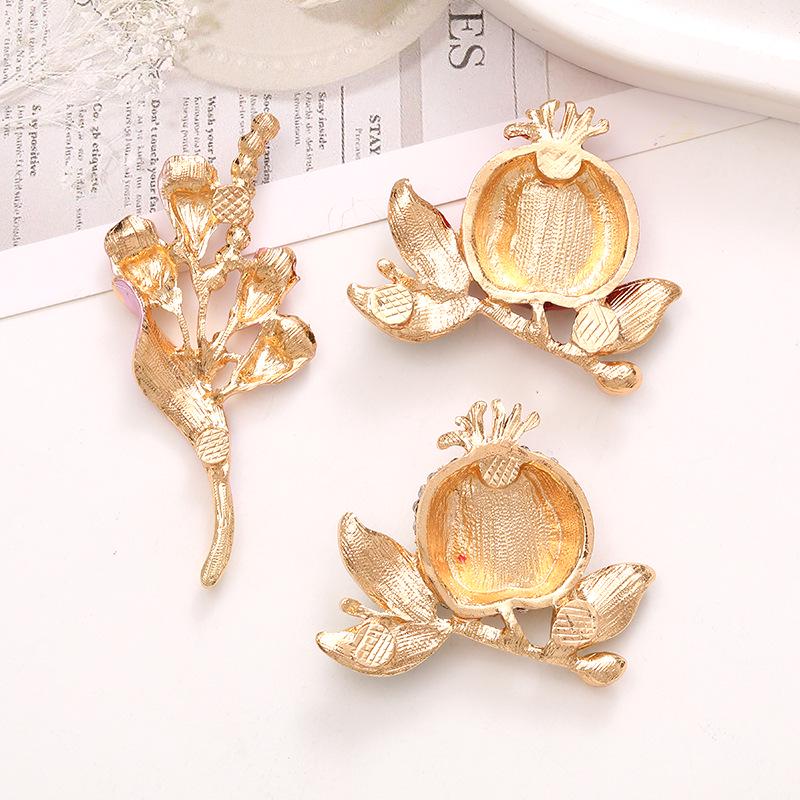 Creative Zinc Alloy Rhinestone Flower Mobile Phone Case Sticker