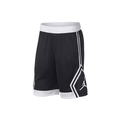 Rise Diamond Gestreiftes Detail Color Block Basketballshorts Herrenshorts Schwarz 887438-013