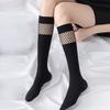 JK Strap Stocking Strap Calf Socks Cross Lolita Women's Long Tube Summer Strap Stocking Hollow JK Socks
