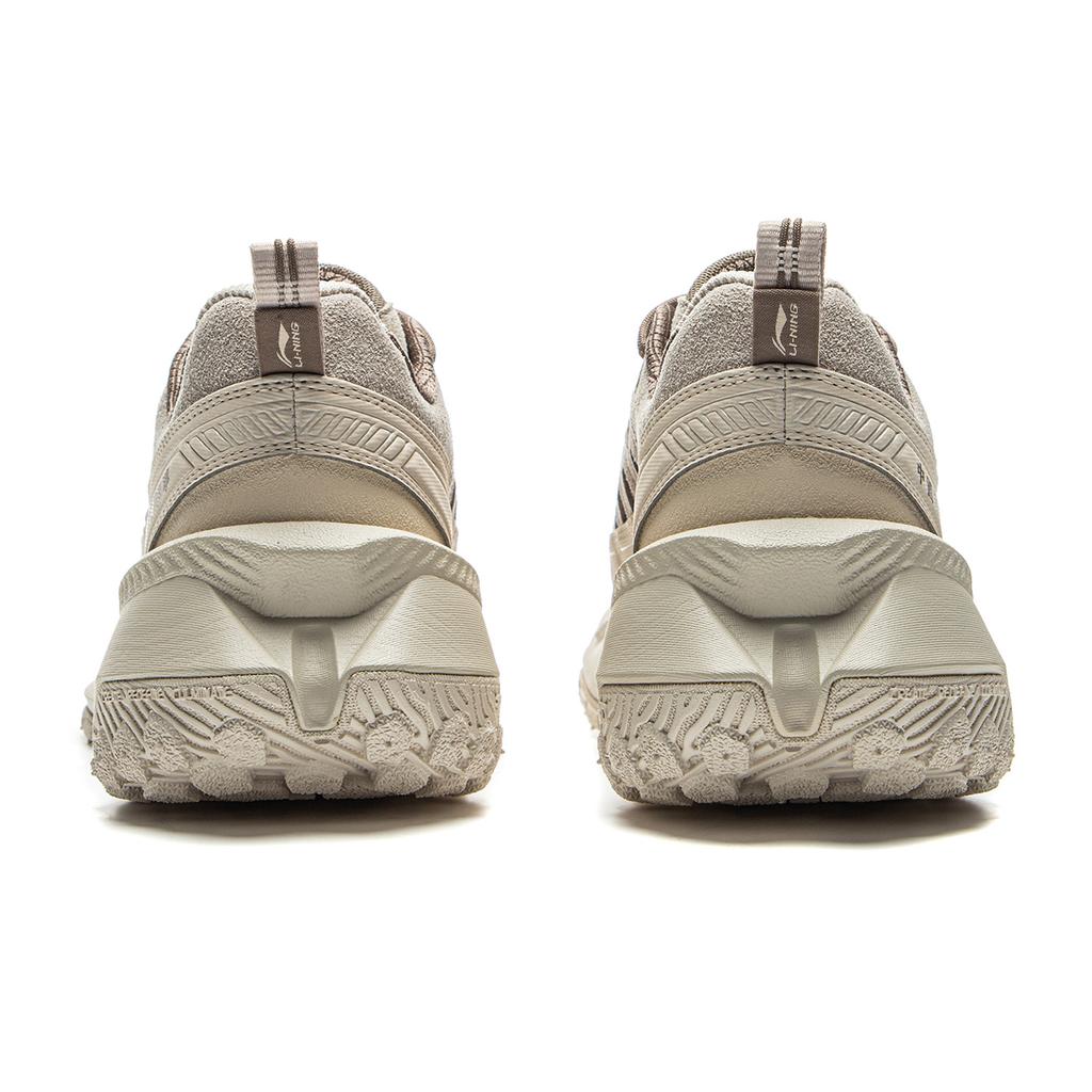 Li Ning Youxia CRC MEDM Trendy Sports Low-Top Casual Shoes Unisex Sneaker Khaki AZGV031-5